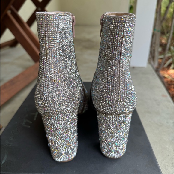 Betsey Johnson Cady Rhinestone Boots - Picture 2 of 10